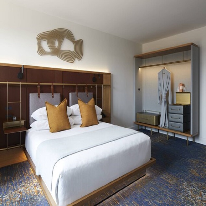 CFP1805 King Guest Room Ξενοδοχείο Fit-Out Έπιπλα Ντουλάπα Ντουλάπα Ράφι αποσκευών